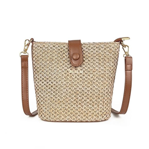 Straw Crossbody Bags, Fashion Rattan Shoulder Bag Boho Woven Bag :[ - Picture 1 of 7